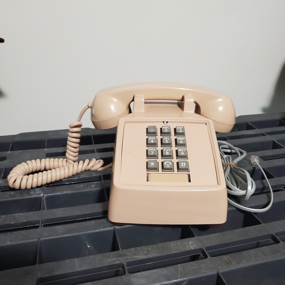 Vintage Northern Telecom Push Button Desk Phone MCFC 400A-76 Original Box
