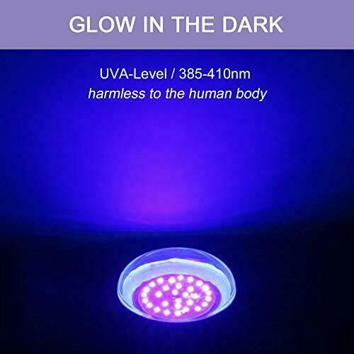 LED UV Black Light Bulbs 15W(100w Equivalent) BR30 E26 Medium Base, UVA Level,