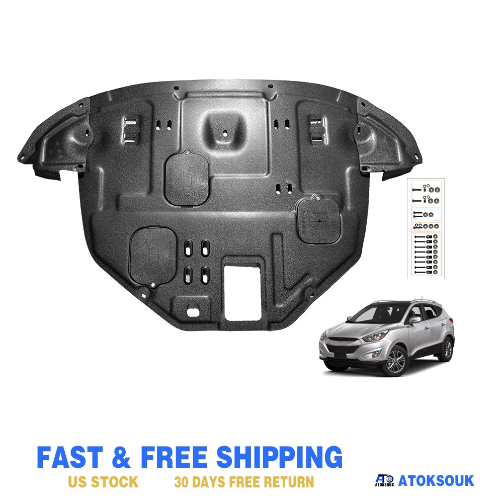 Thick Engine Splash Shield For Hyundai Tucson 2010-2015 Front Engine Guard Hard