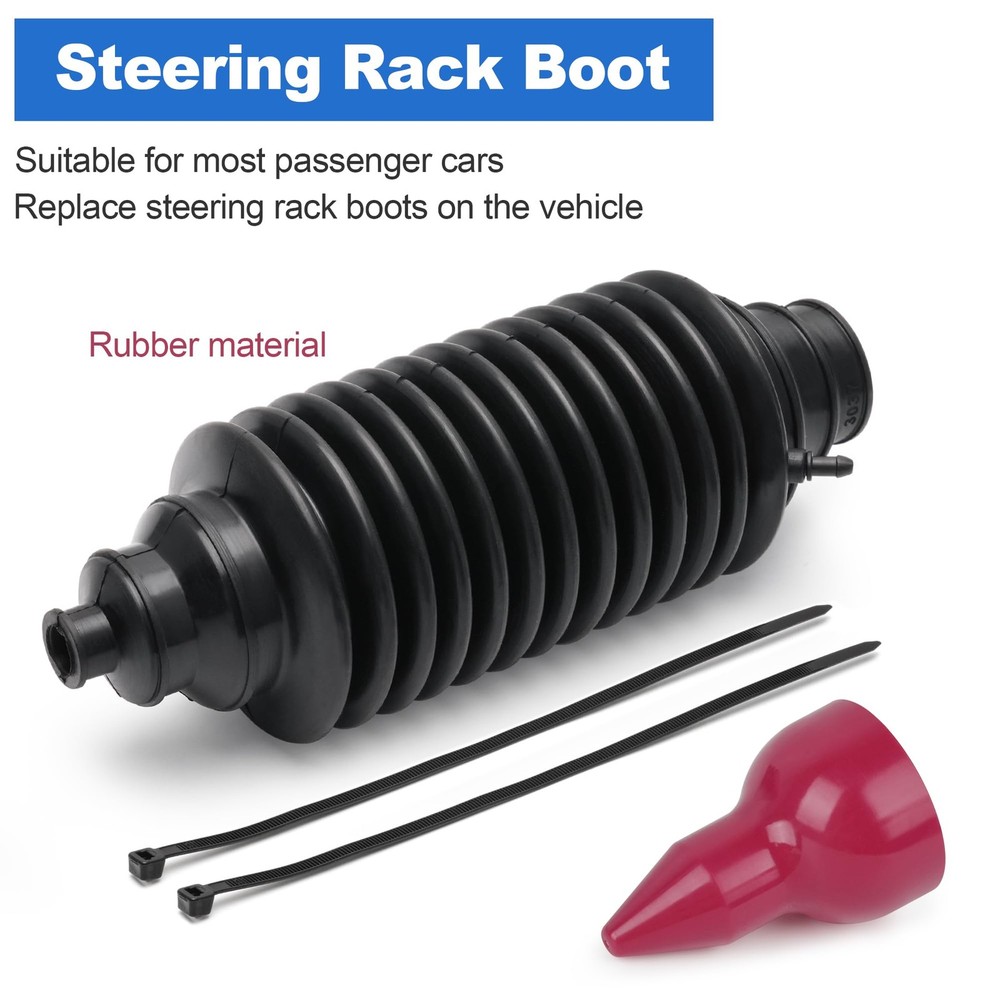 Universal Rack & Pinion Steering Boot Kit - Compatible with Most Car Models &...
