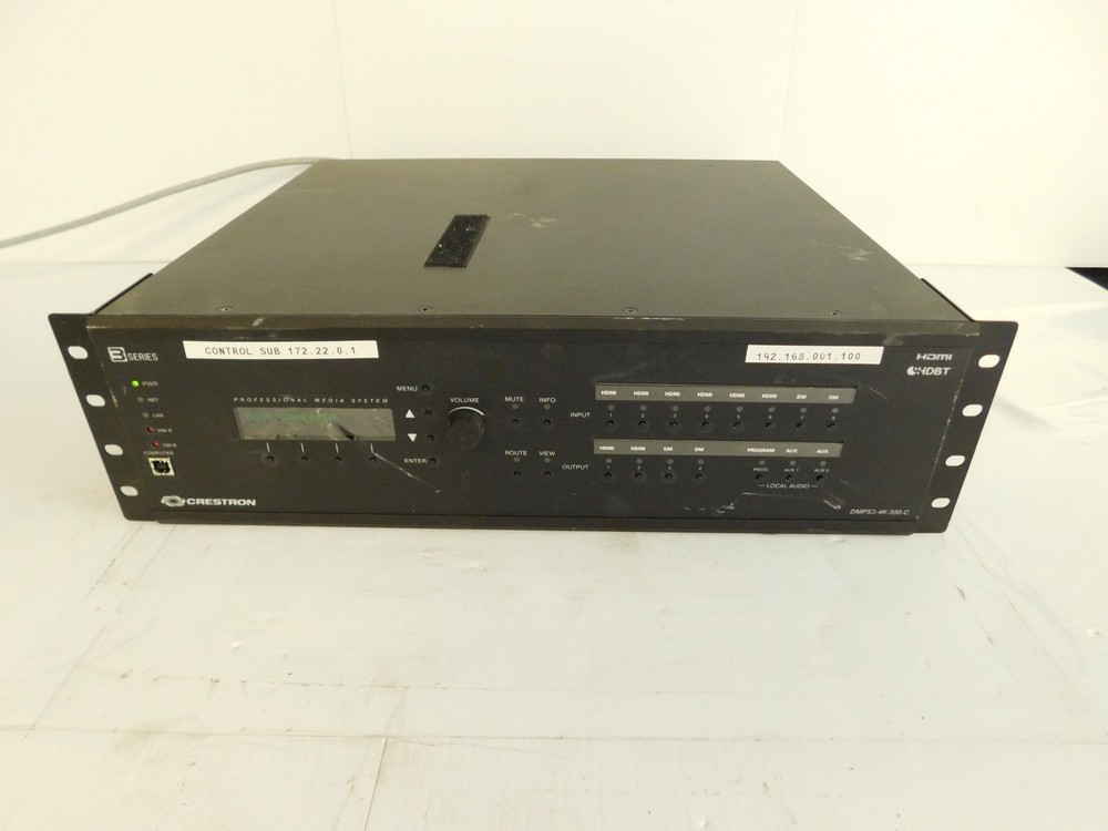 CRESTRON DMPS3-4K-300-C PRESENTATION SYSTEM (PQY49)