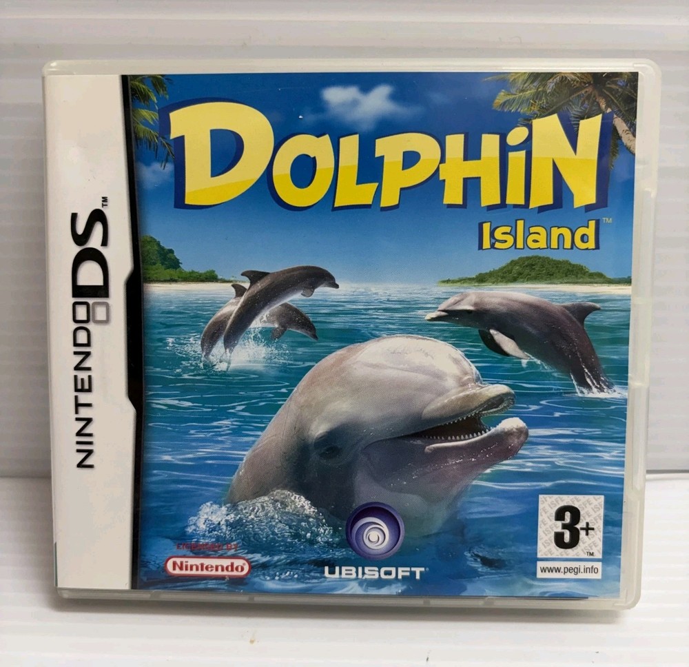 Dolphin Island Nintendo DS Case & Inserts 2007 Ubisoft NO GAME Case Only