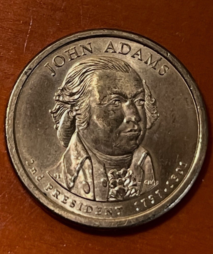 2007 P John Adam’s $1 Coin error coin