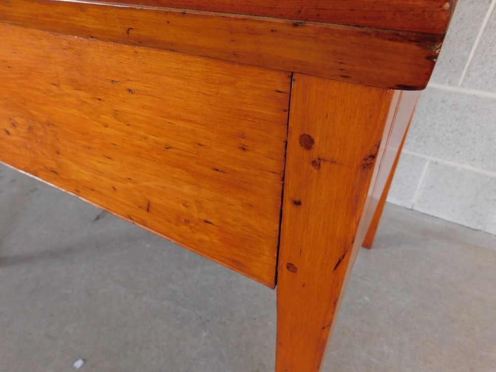 Antique Pine Primitive Plantation Desk