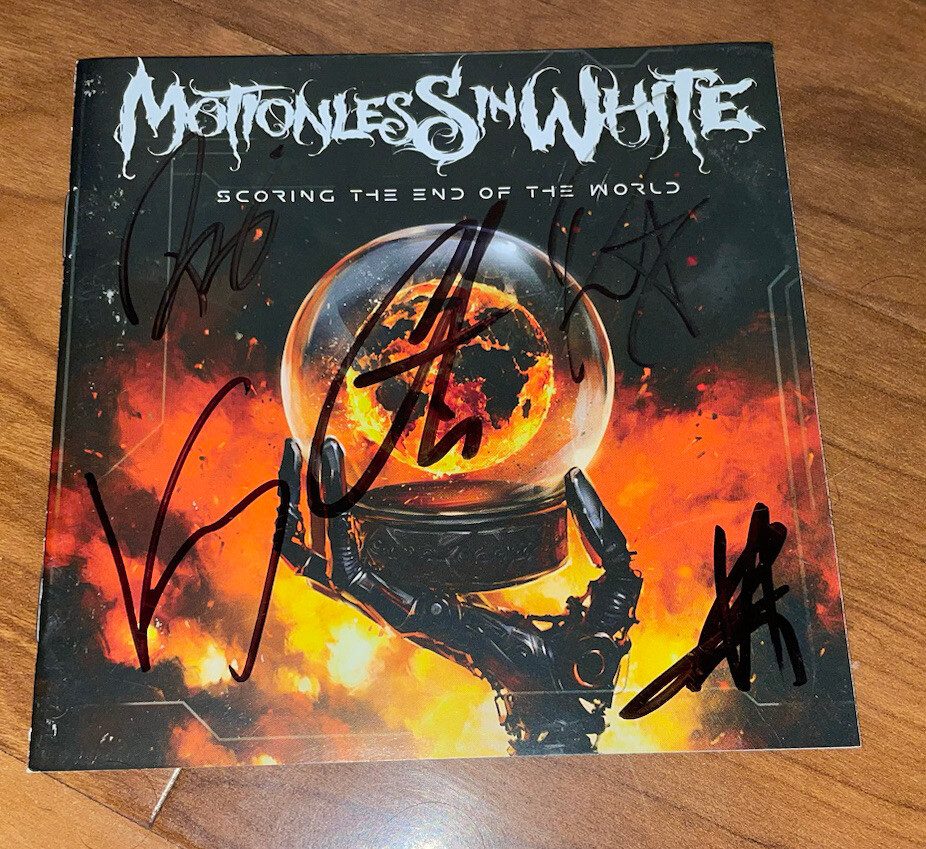Motionless In White Signed CD
