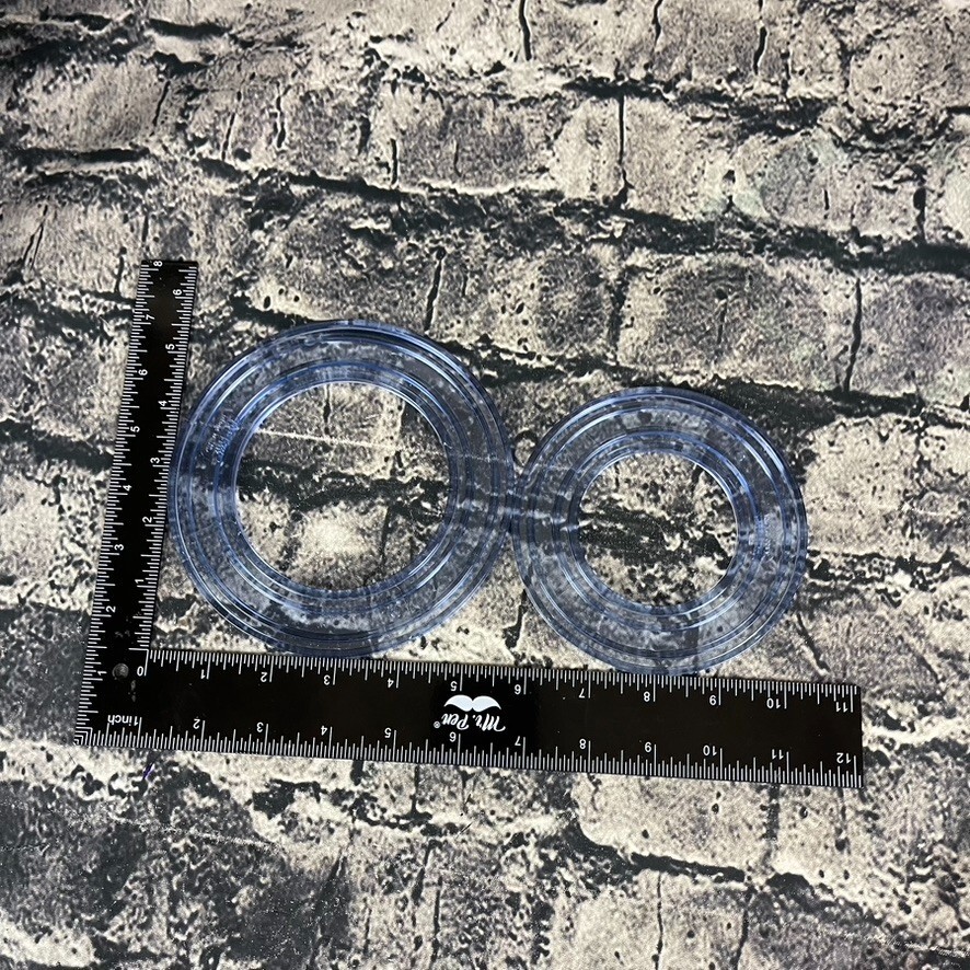 Creative Memories CIRCLES Custom Cutting System Patterns Set of 2 circles