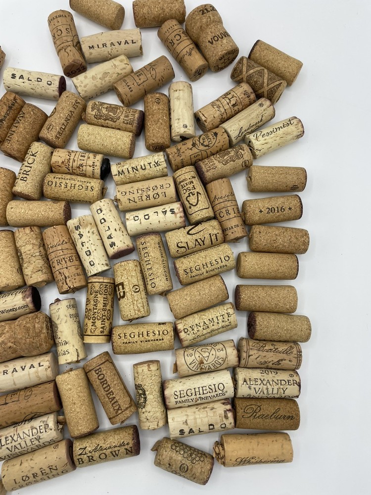 Premium Wine Corks Natural - Used Assorted 89 Count
