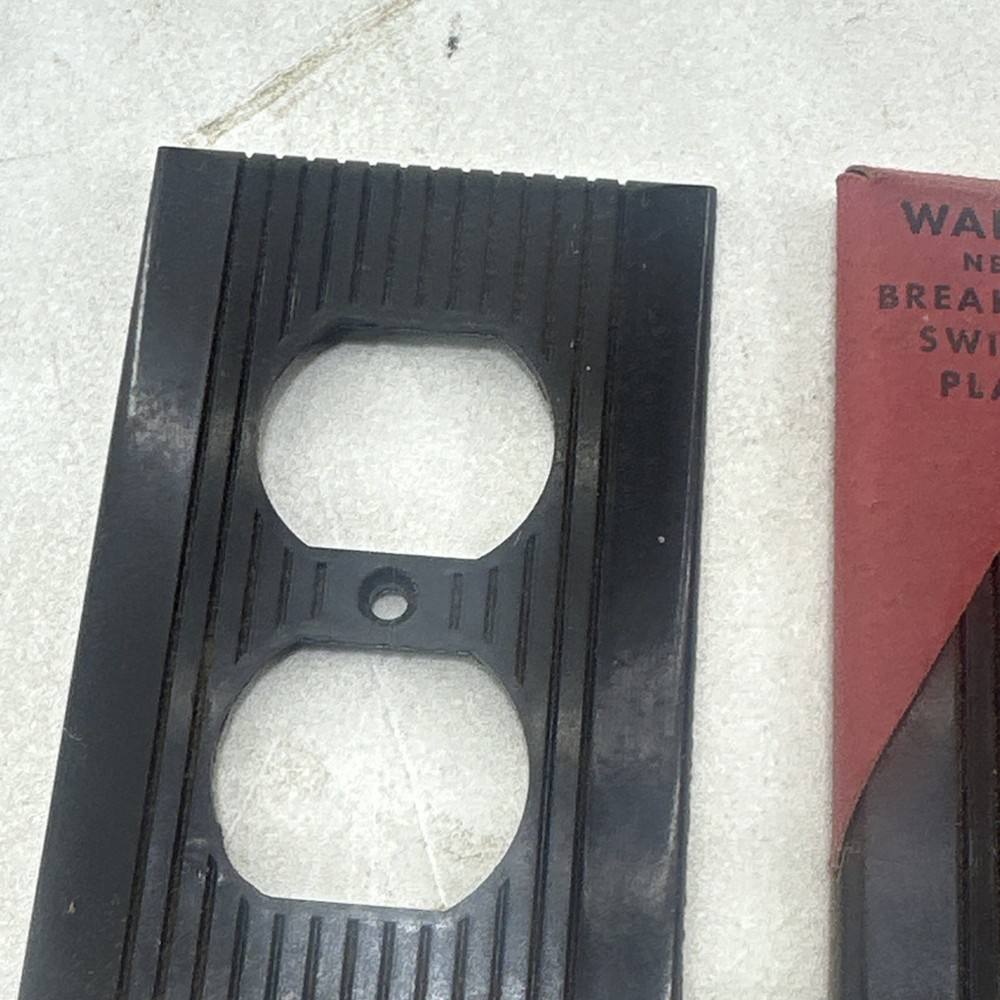 2 VINTAGE Montgomery Wards ( Break-off Switch Plate)