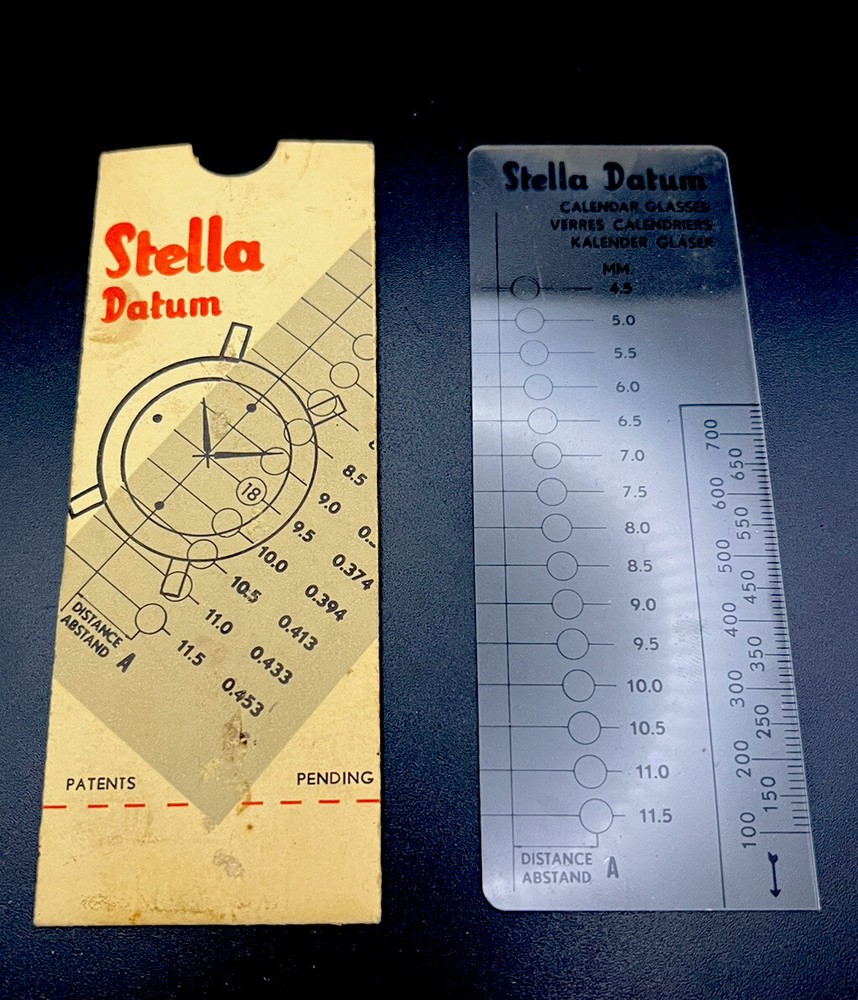 Stella Datum Calendar Glasses Chart