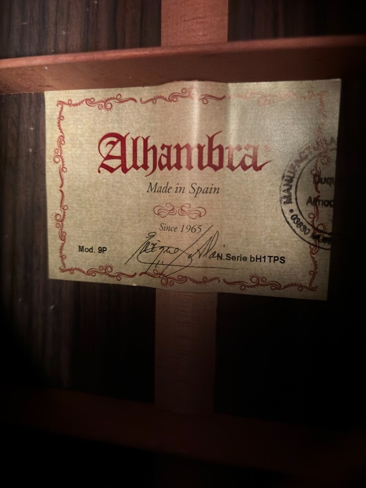 Alhambra 9P Classical Guitar