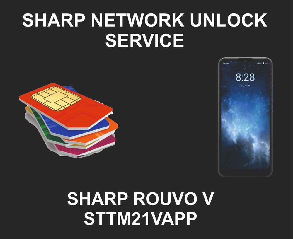 Sharp Network Unlock, Sharp Rouvo V, STTM21VAPP