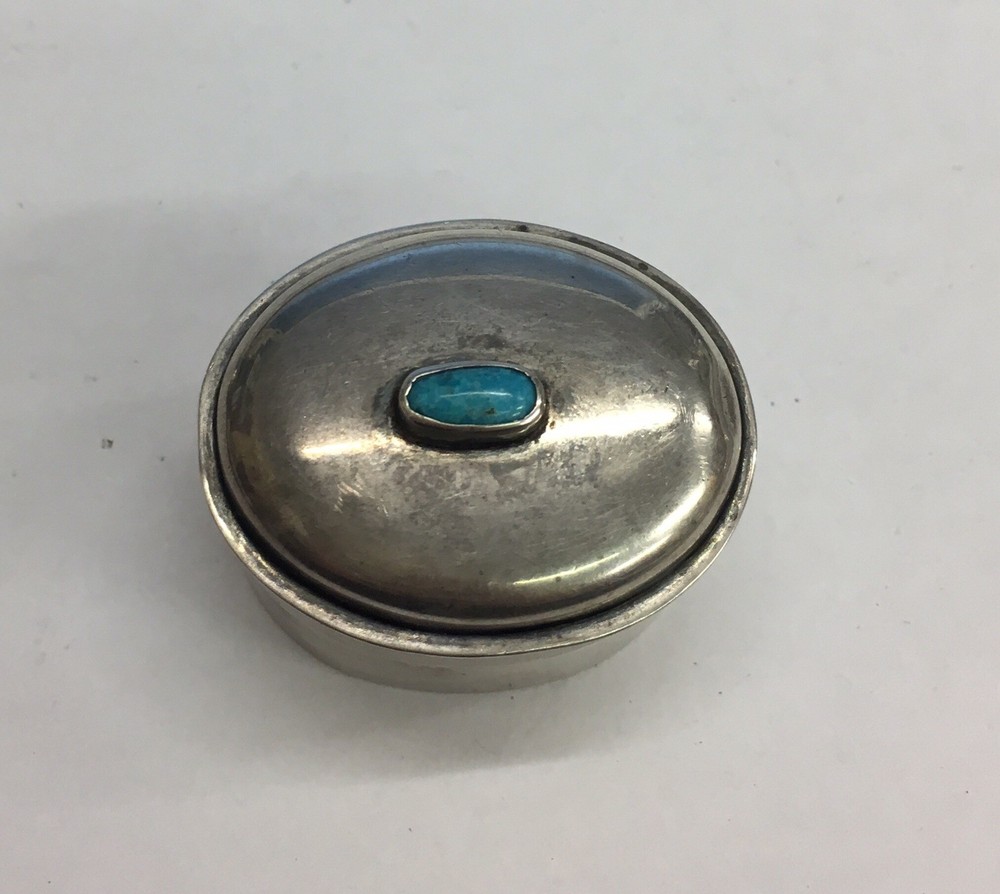 Antique Solid Silver Pill / Trinket Box 1903 William Cripps Asprey London