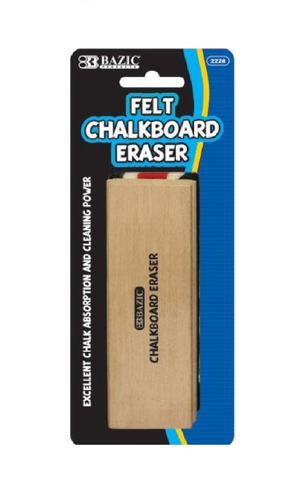 2 Pack Felt Chalkboard Eraser