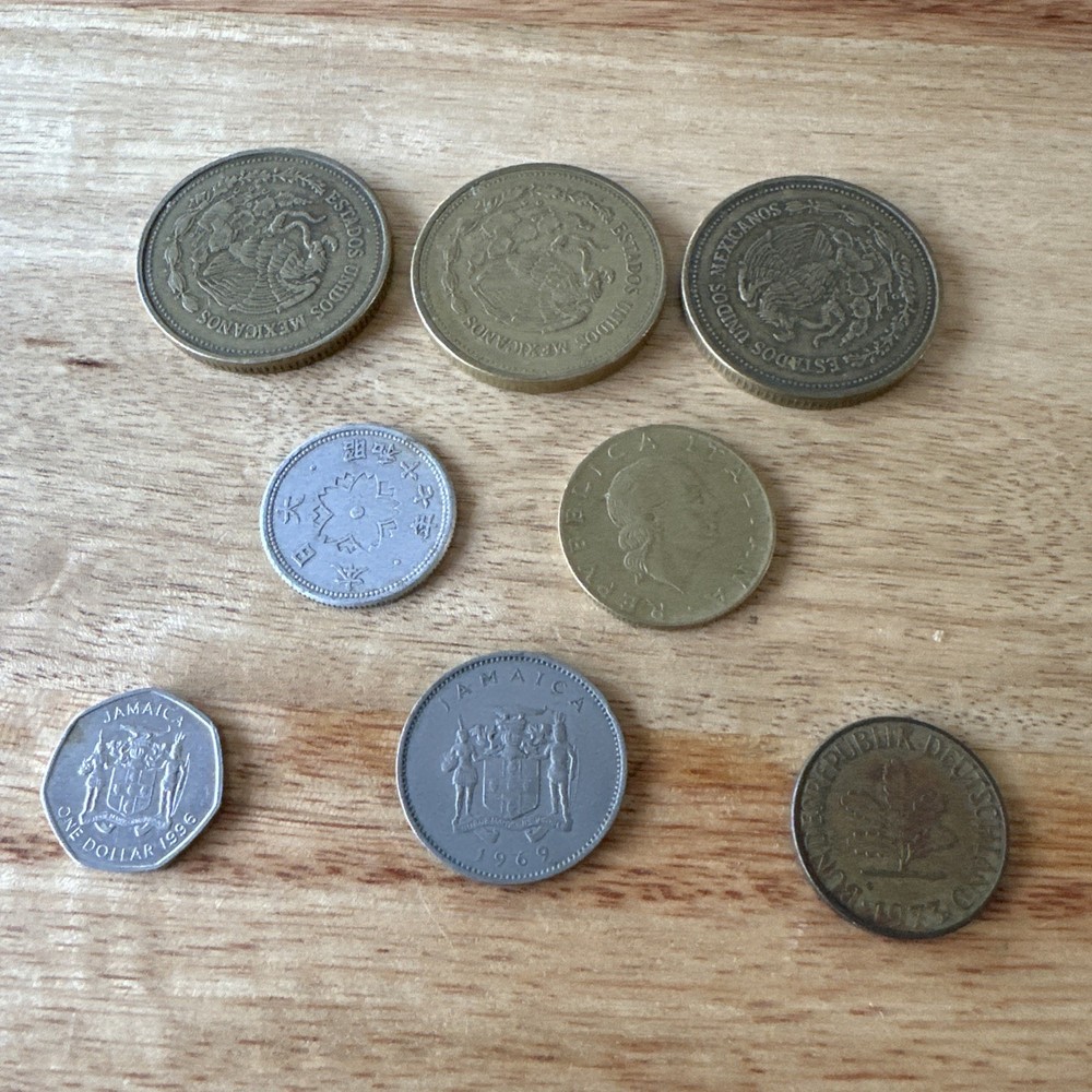 Vintage Foreign Coin Lot