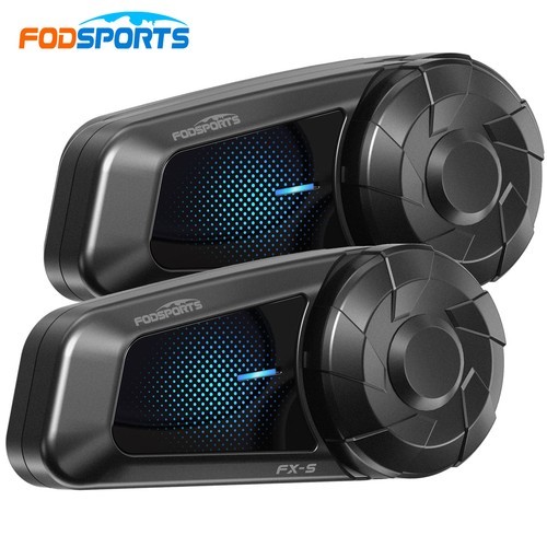 2x FX-S Motorcycle Helmet Bluetooth Headset Intercom 2-way 1000m Communication