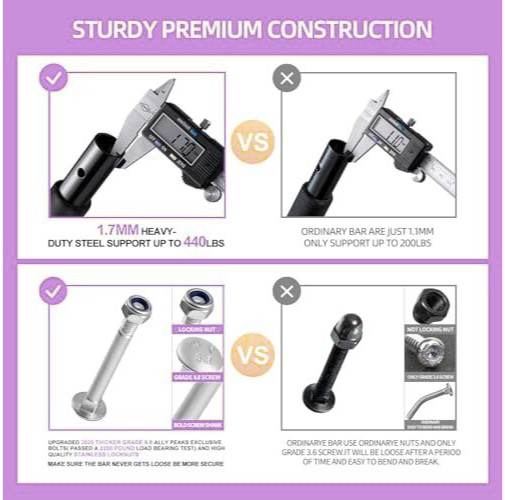 Doorway Chin Up Pull Up Bar Multi-Function Home Gym