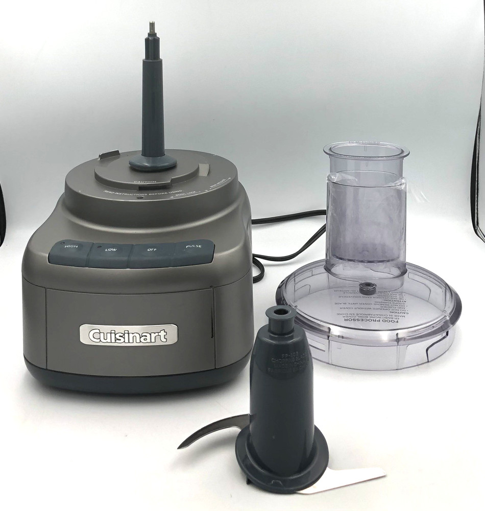 Cuisinart FP-8 8 Cup Food Processor Silver Compact Powerful Preparation