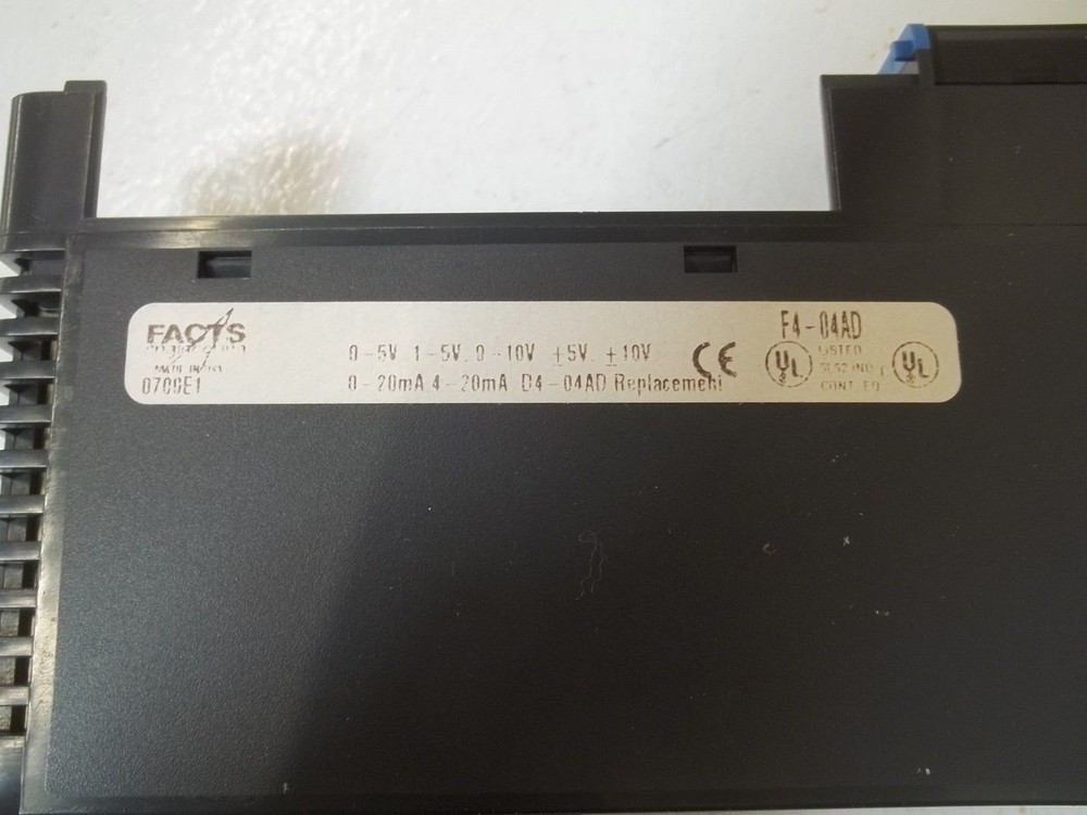 FACTS ENGINEERING F4-04AD ANALOG INPUT MODULE UNMP