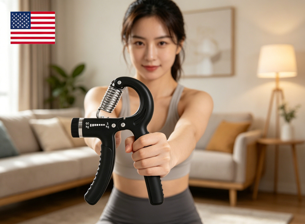 Adjustable Hand Grip Strengthener Forearm Trainer Exerciser