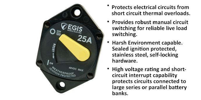 EGIS MOBILE 87 SERIES 25 A PANEL MOUNT- 4707-025