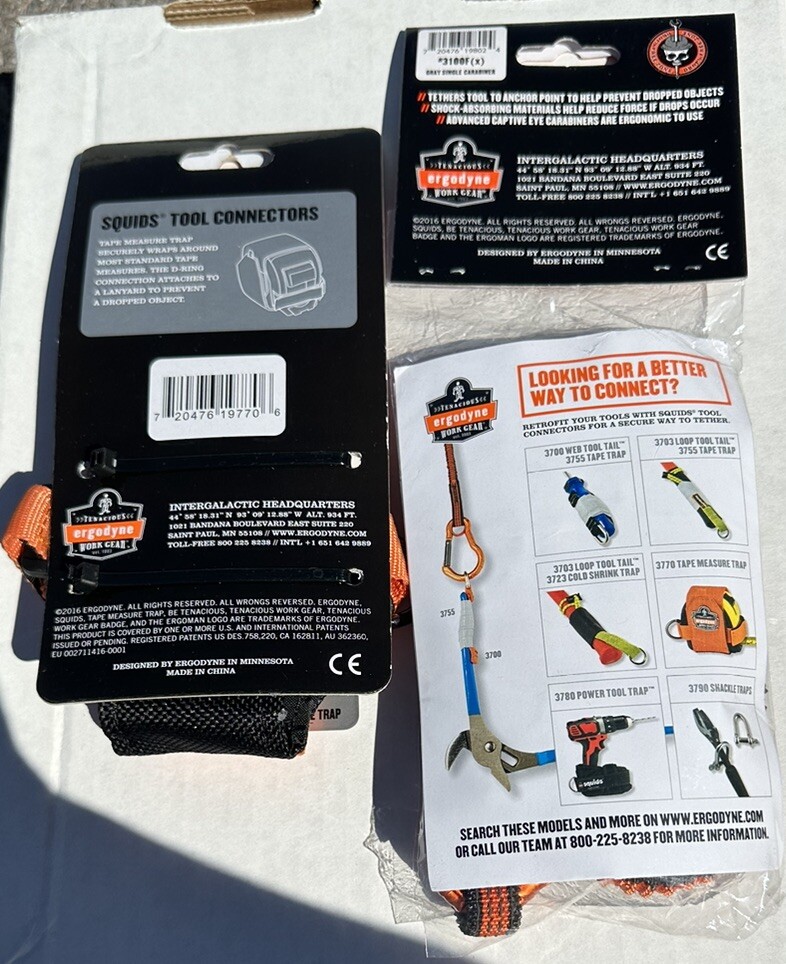 19663 Squids 3193 Tape Measure Tethering Kit