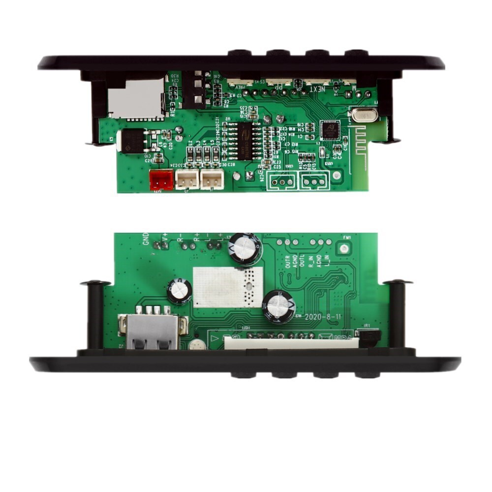 2x25W Amplifier Decoder Board Bluetooth 5.0 Car MP3 Player USB U Disk Recording
