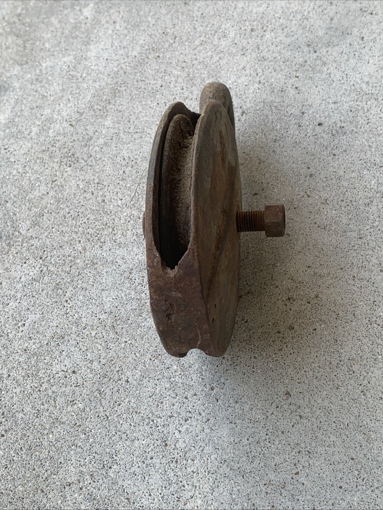 Vintage Single & Double Block Pulley Lot