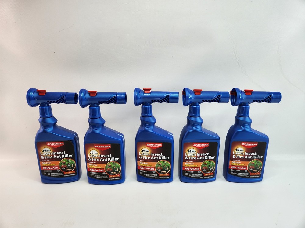 5 Pack Bioadvanced Lawn Inspect & Fire Ant Killer 32oz - Spray Ready 24 Hour
