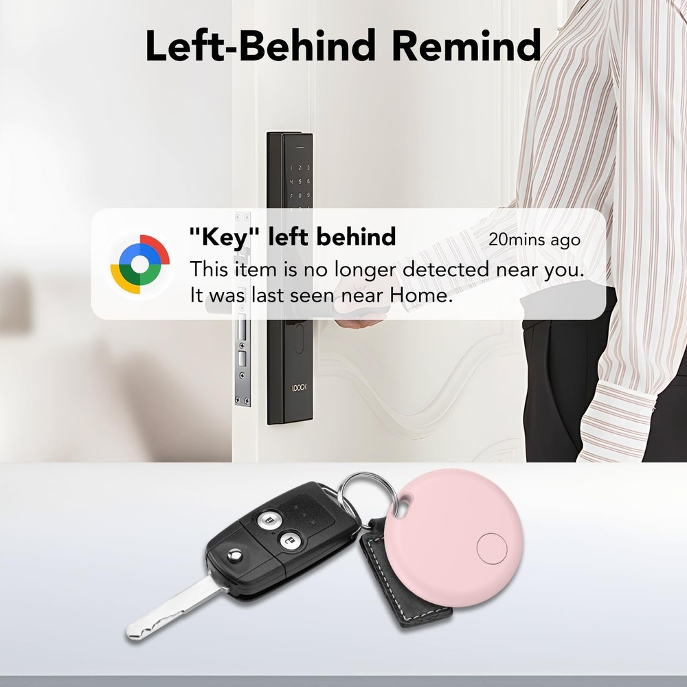 Air Tracker Tag for Android 2 Pack(NOT iOS or Huawei), Bluetooth Item Finder ...