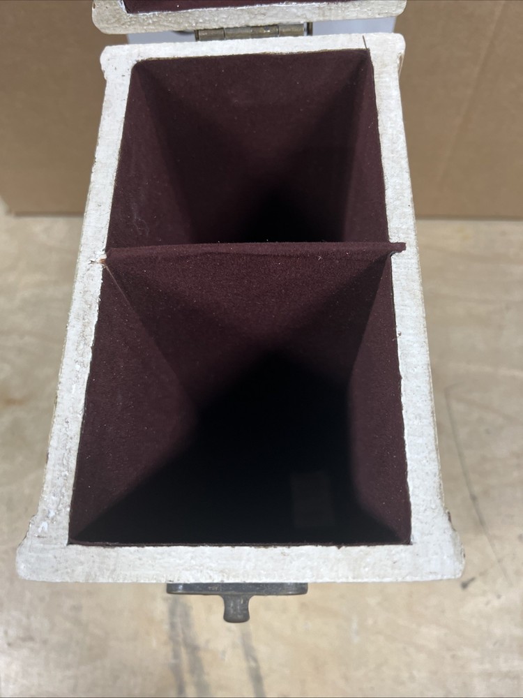 Wine Box Holds Two Bottles Handle