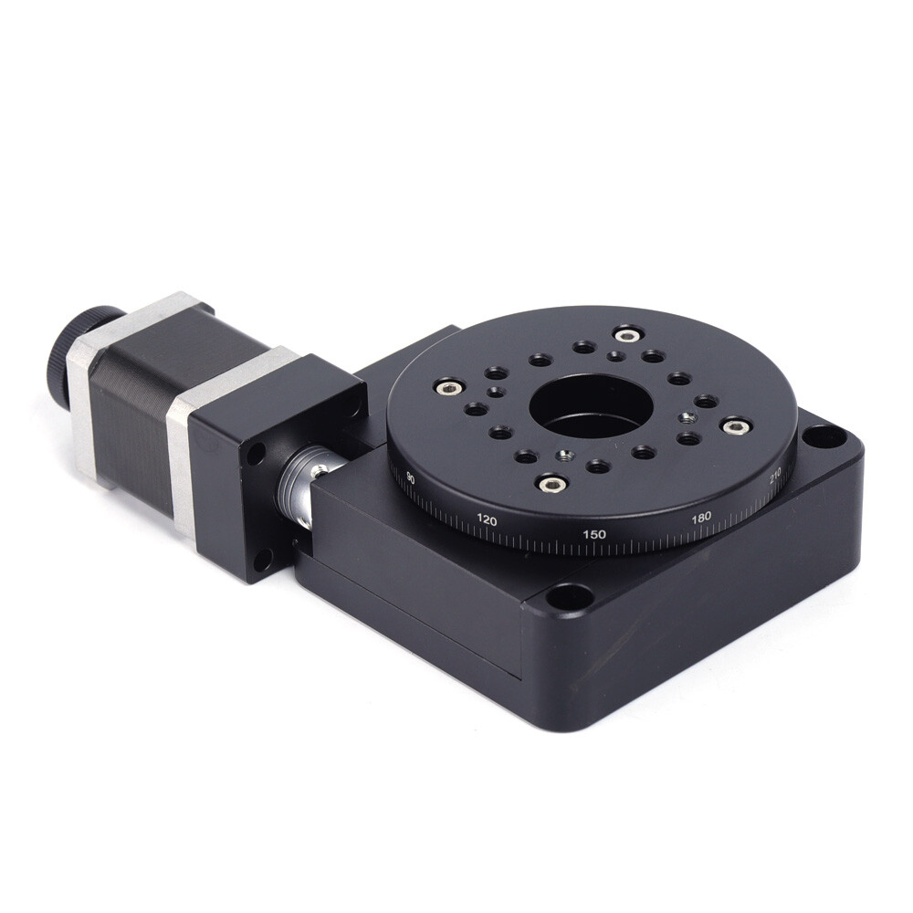 Electric Motorized Rotation Platform - Precision Optical Rotary Stage 100mm