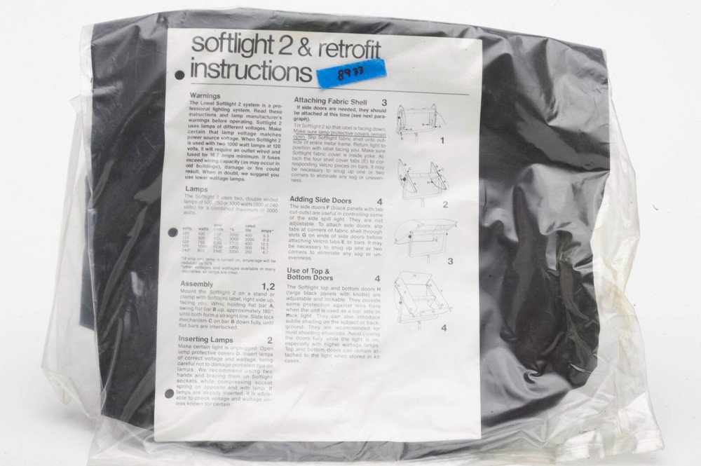 Lowel Softbox Replacement Cover N8933