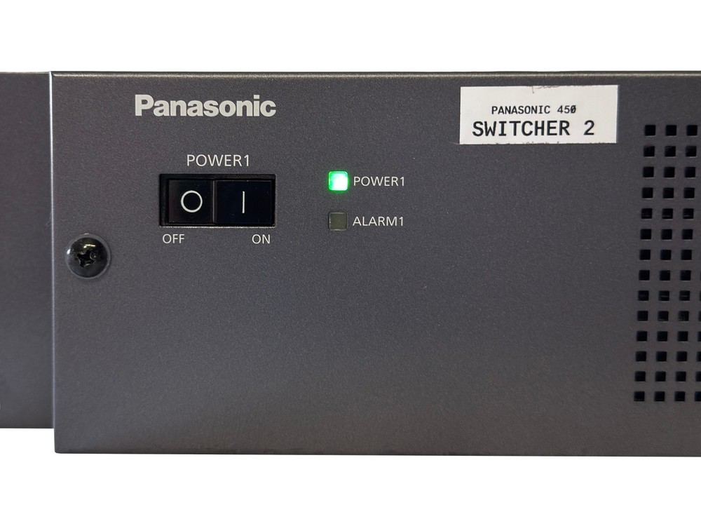 Panasonic AV‑HS450 Switcher + Control Panel + Dual PSU - Complete Broadcast Set