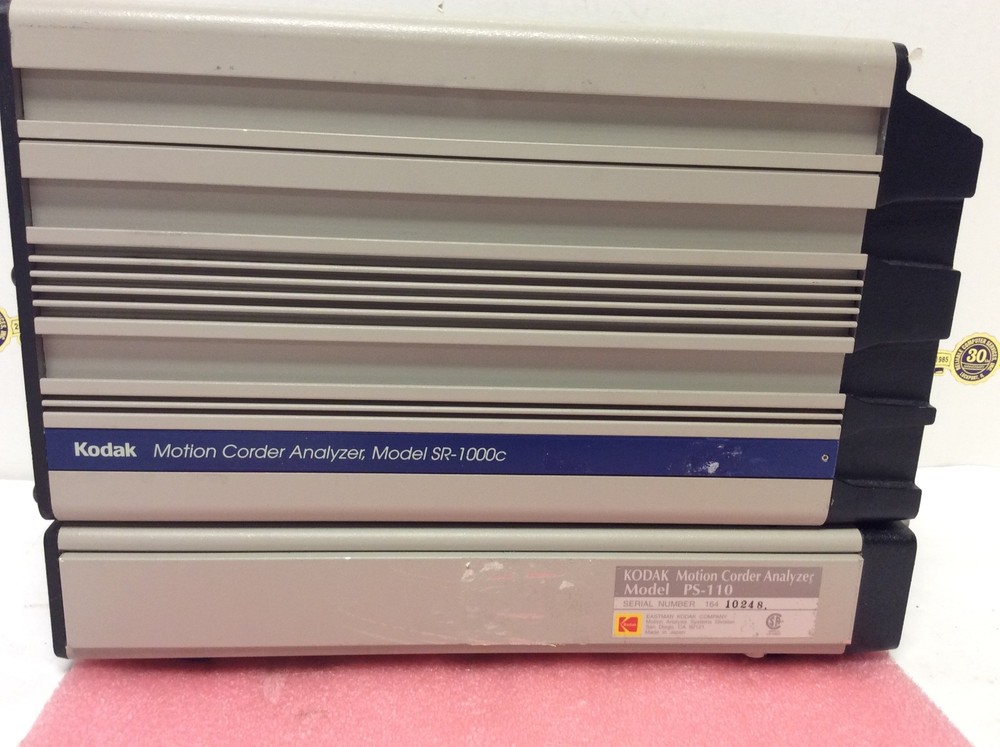 Kodak Motion Corder Analyzer model SR-1000c & PS-110 slow motion camera control