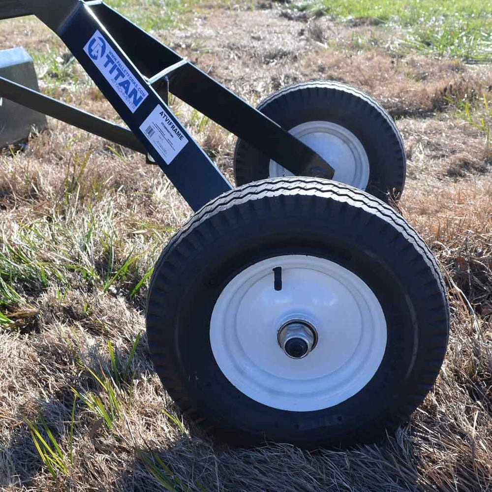 ATV Transformer Tow Frame With Grader Blade Attachment 4'