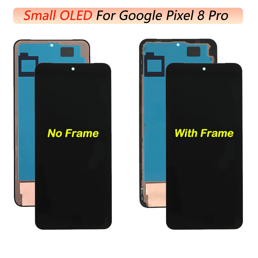 For Google Pixel 8 Pro OLED Display LCD Touch Digitizer Screen Frame Replacement