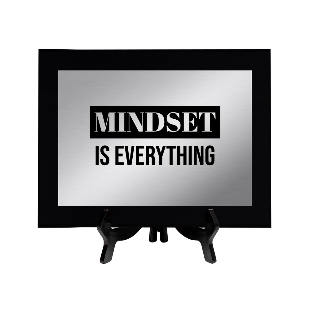 Mindset is Everything Decorative Wall Plaque | Easel Mount Option