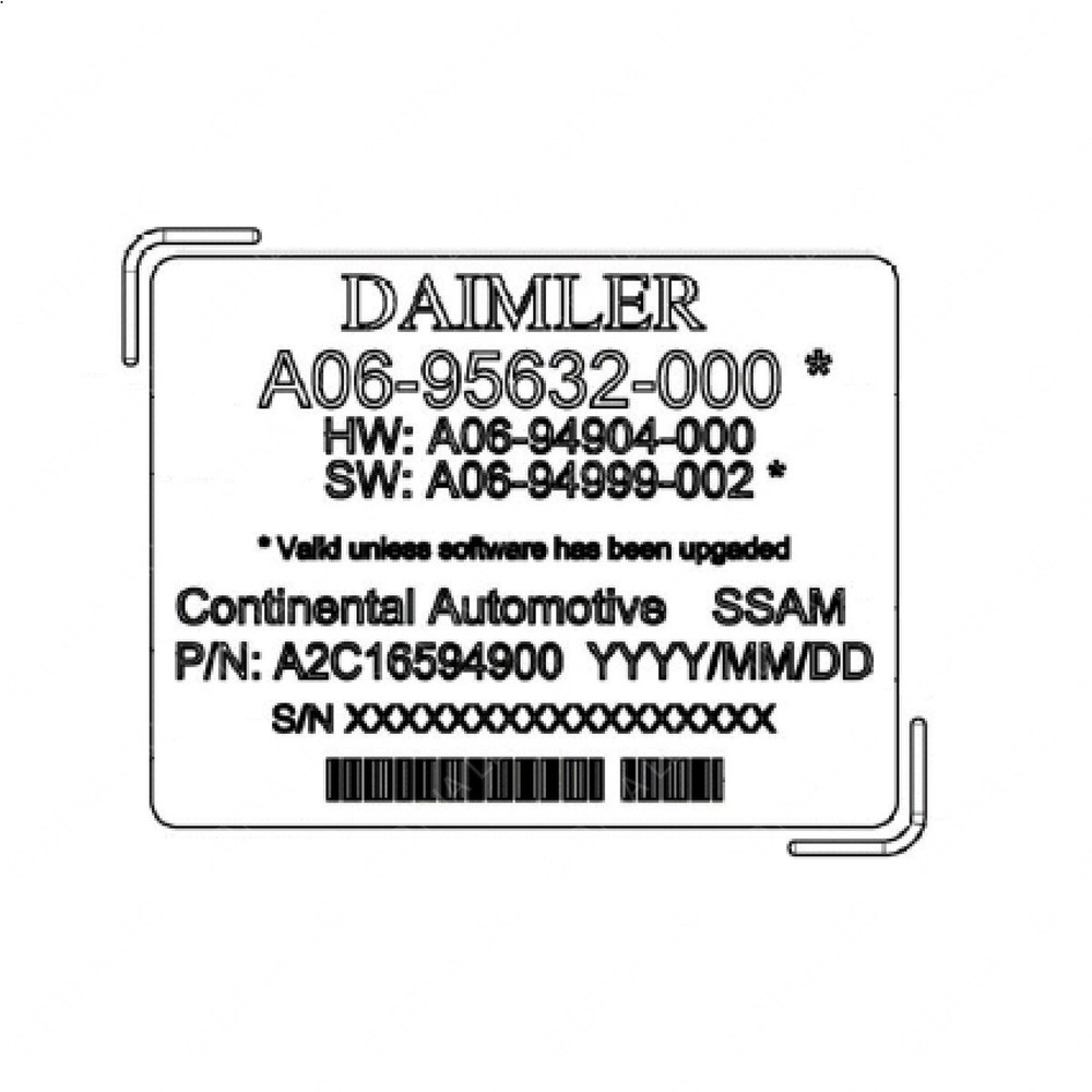 OEM Freightliner Daimler 12 Version Config Body Controller A06-95632-004