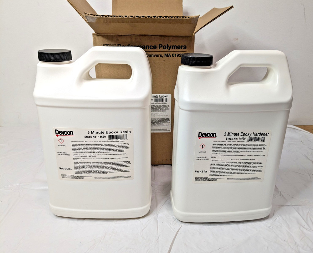 Devcon ITW Performance Polymers 5 Minute Epoxy Kit 9 Lb Container 14630