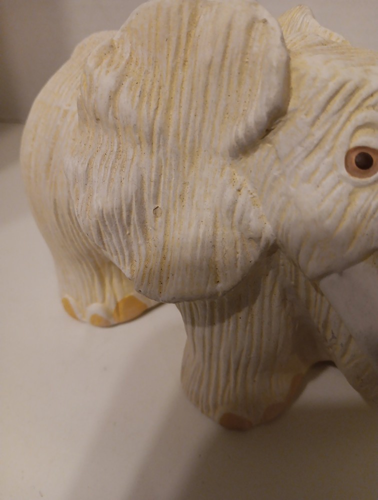 Unfinished Ceramic Bisque Elephant Ring Holder