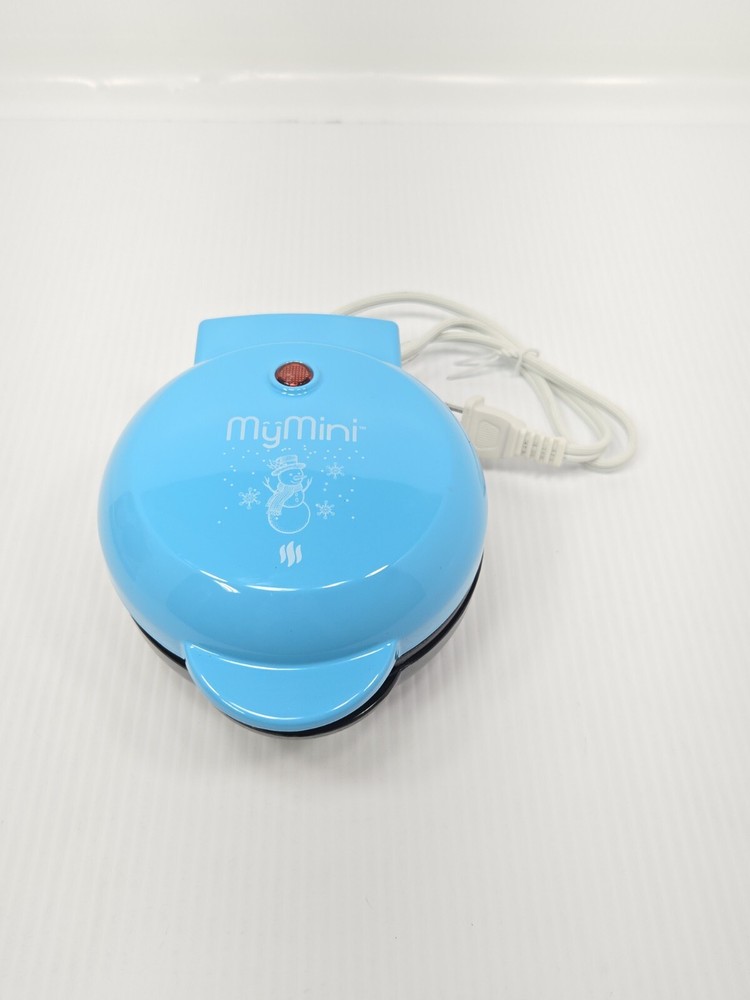 "My Mini" Waffle Maker Snowman Small Waffle 5" Plate