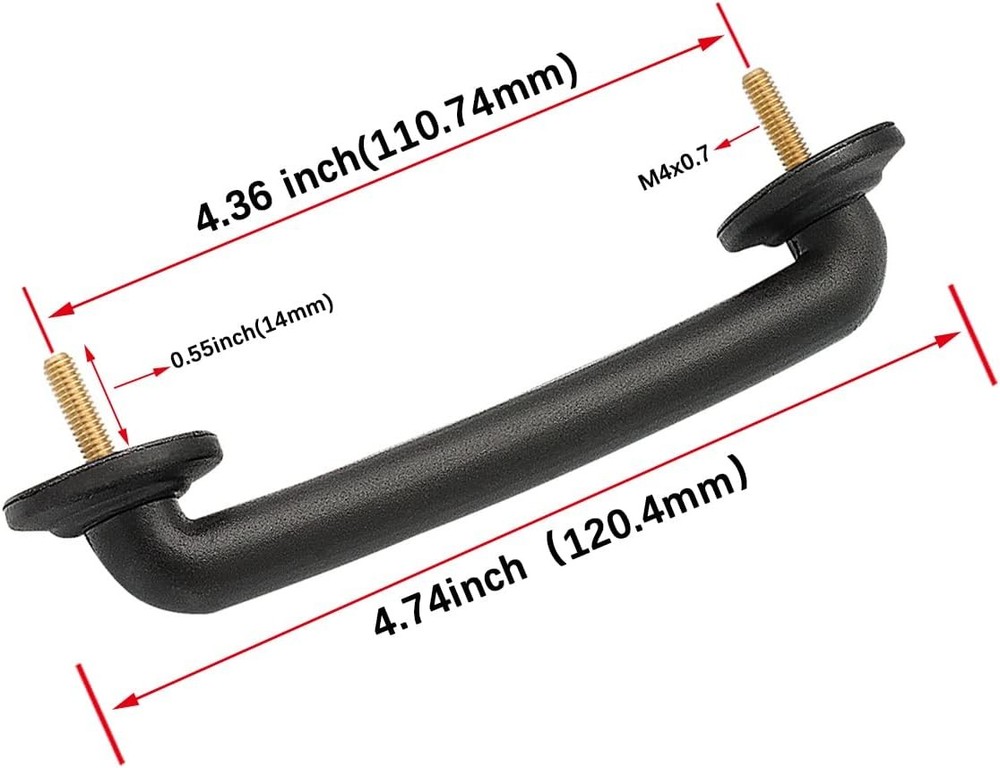 Front Windshield Hold Down Bracket Strap Hood Footman Loop Replace Hood Accessor
