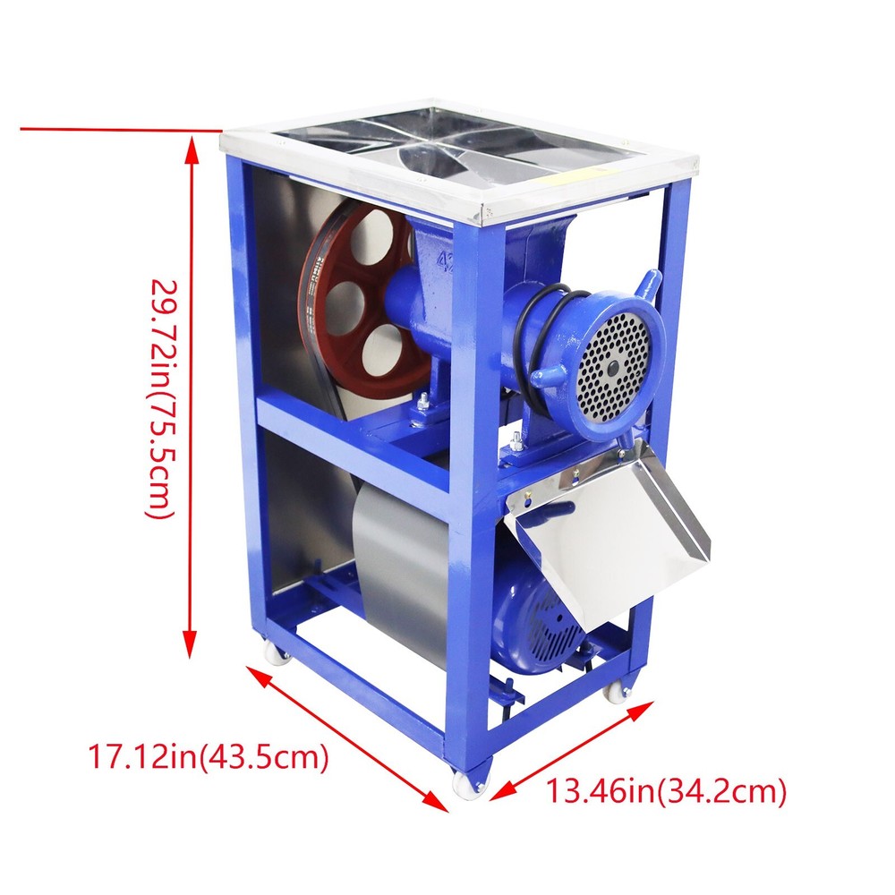 Bone Crusher Meat Grinding Machine Crush Bones form Fish/Chicken/Duck 220V
