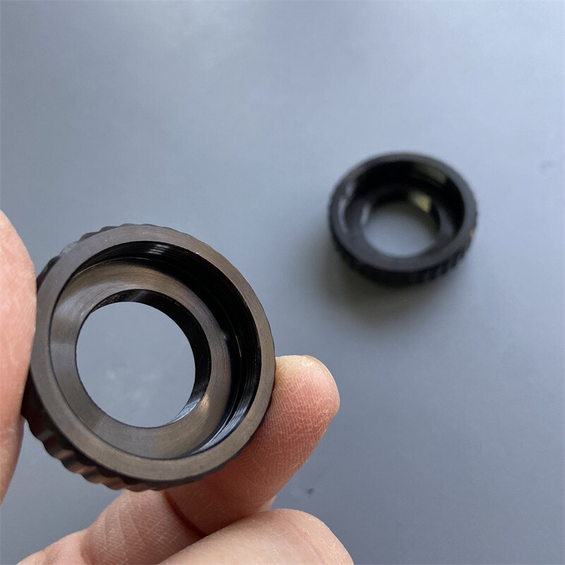 2PC Microscope Objective Lenses Adapter Ring RMS to M27 Objective Extension Ring