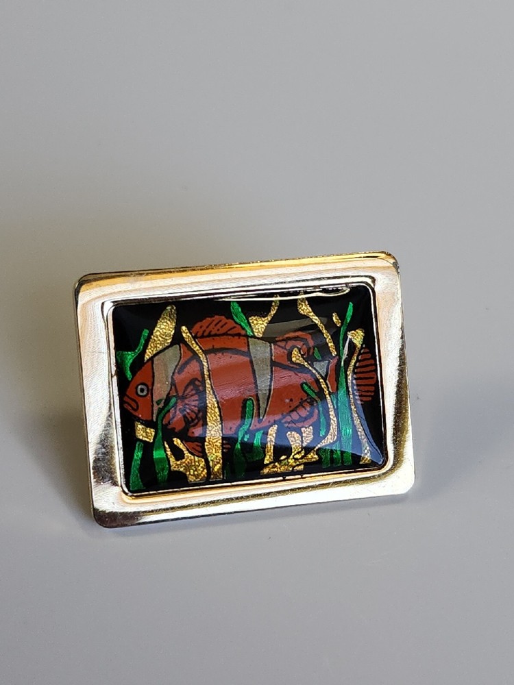 Anemone & Clownfish Lapel Pin