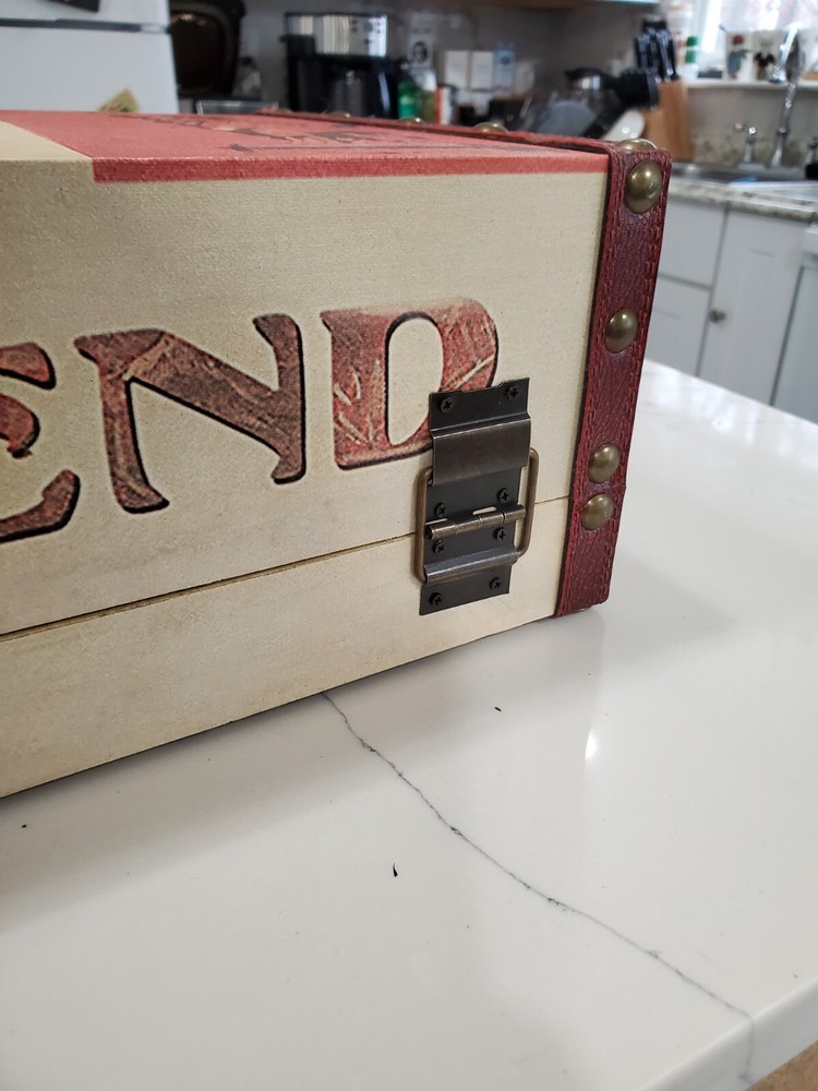 Cool Wood Trunk/suitcase. Vintage