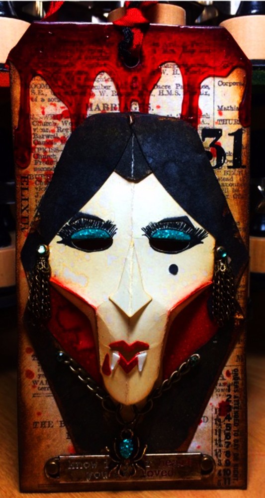Sizzix Thinlits Vampire 8-PK set #660960 Retail $19.99 by Tim Holtz - SO FUN!!