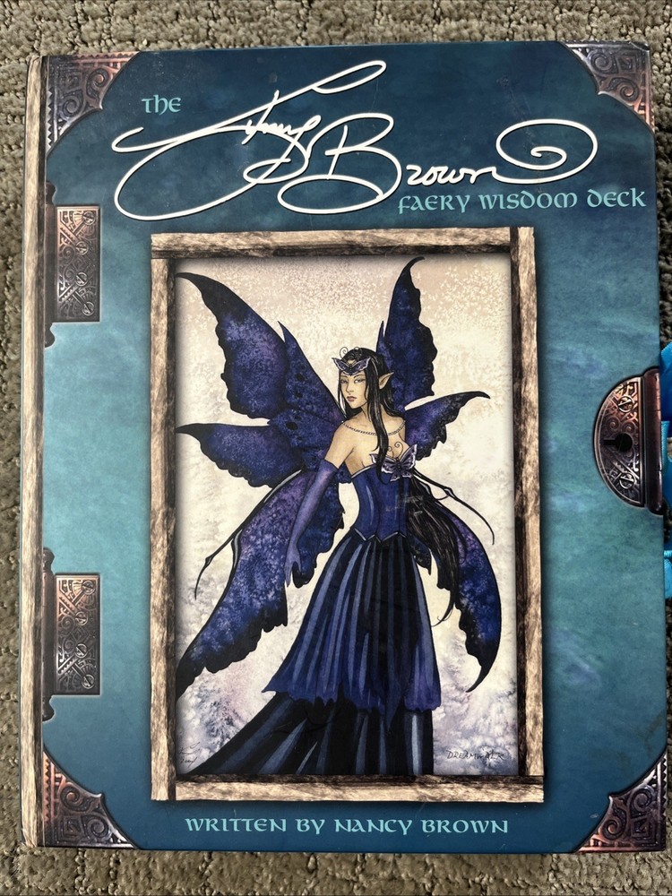 Amy Brown Faery Wisdom Deck 64 Cards + Book Set Nancy Brown Oracle