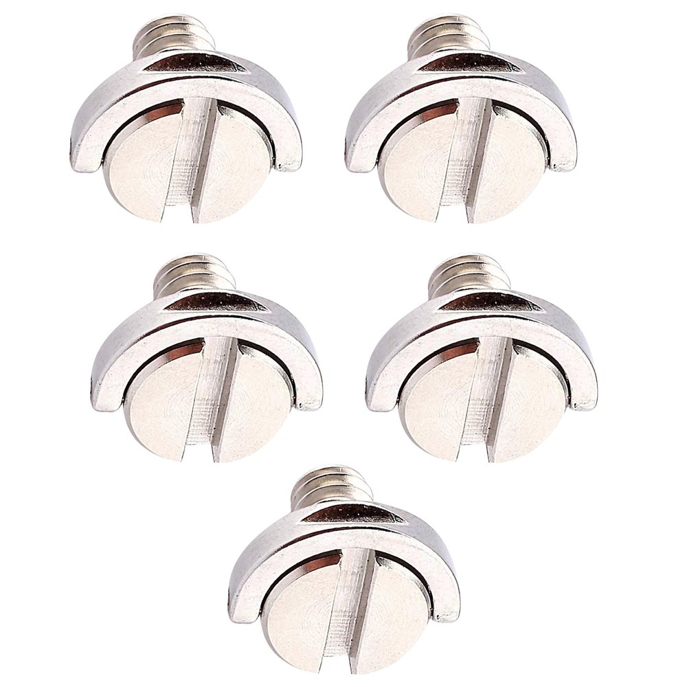 5pcs Stainless D-Ring Adapter Tripod Monopod Quick Release Plate Camera Screw E