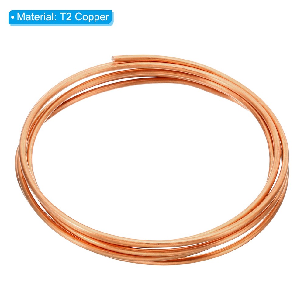 Soft Copper Wire, 2Pcs 12Gauge/2mm Diameter 1.2m/3.9ft Spool Craft Wire